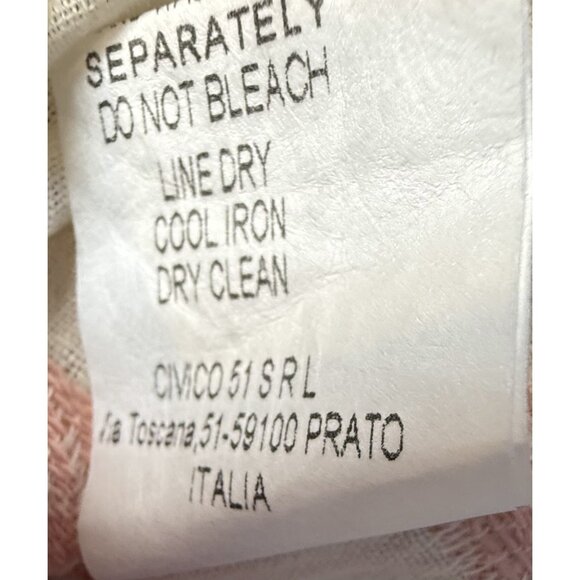 Civico 51 Boho Pom Pom Tassel‎ Dress | Made in Italy Size L Festival Vacation - Picture 8 of 8